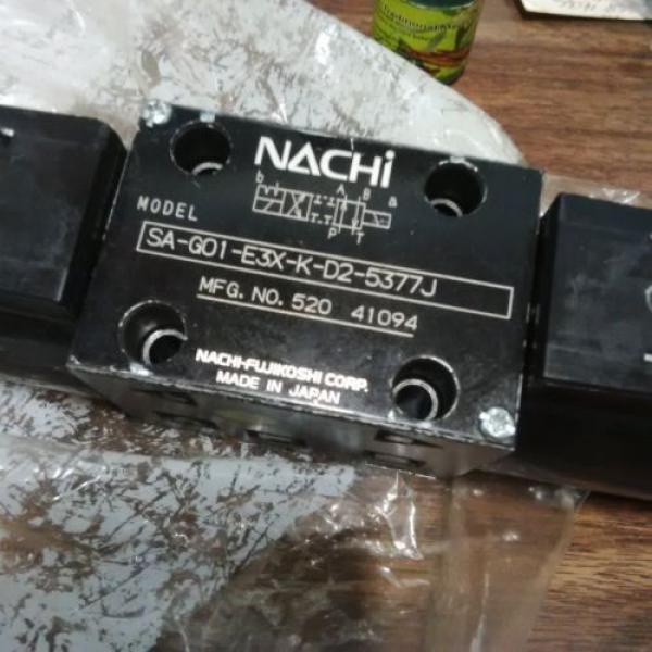 Nachi Modular Valve # SA-G01-E3X-K-D2-5377J new HYDRAULIC DIRECTIONAL #2 image