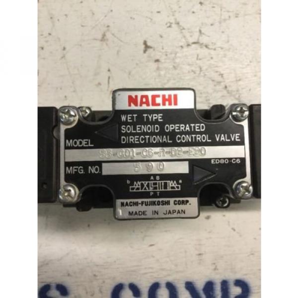 Nachi Wet Type Solenoid Operated Directional Valve SS-G01-C6-R-D2-E20 #2 image