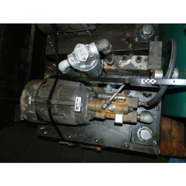 Nachi 3 HP 2.2 kW Hyd. Unit w/ Tank Nachi Uni Pump UPV-1B-22N1-2.2S-4-Z-11 #5 image
