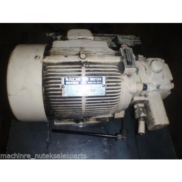 Nachi Variable Uni Pump with Motor VDR-1B-1A2-21_UVD-1A-A2-1.5-4-1849A_LTIS70-NR #1 image