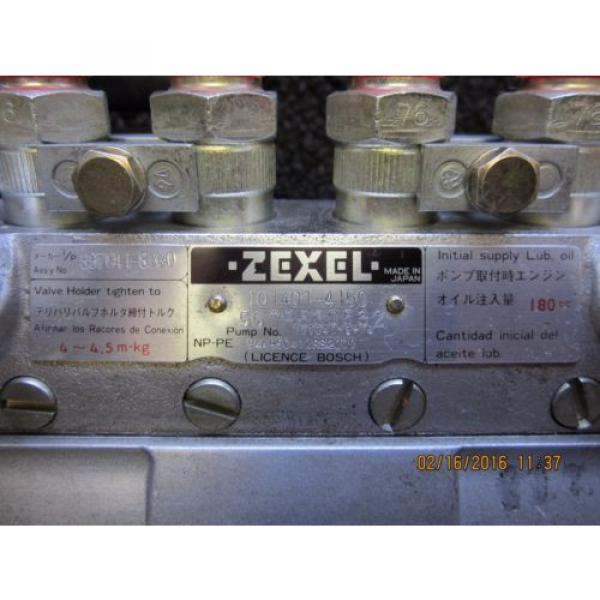 ZEXEL - BOSCH - ISUZU - 101401-4150 FUEL INJECTION PUMP -  - 4BT1 engine #2 image