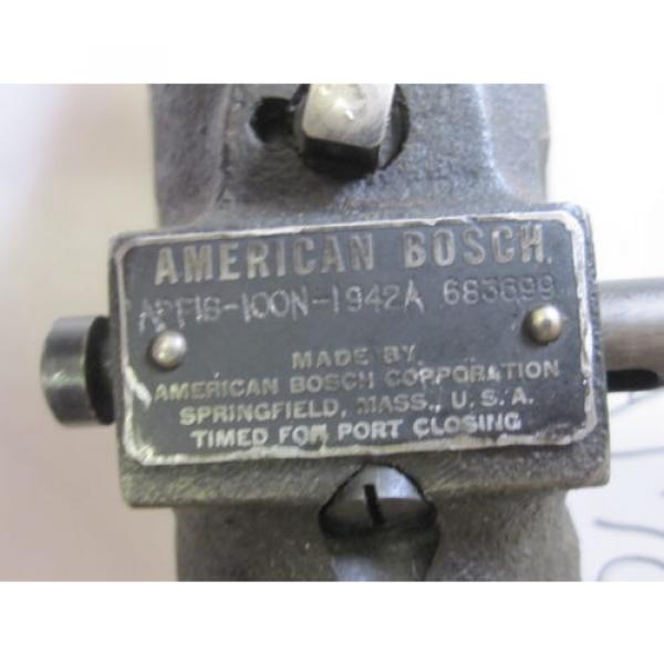 Vintage American Bosch Fuel Injection Pump fits 1942 JD Model R APF 1B 100N 1942 #2 image