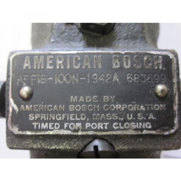 Vintage American Bosch Fuel Injection Pump fits 1942 JD Model R APF 1B 100N 1942 #3 image