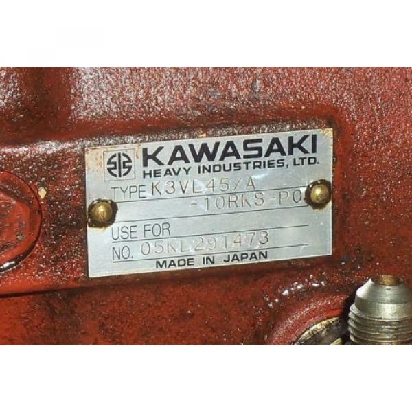KAWASAKI K3VL45/A-10RKS-P0 SWASH-PLATE AXIAL PISTON PUMP #2 image