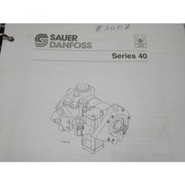 SAUER DANFOSS Series 40 M46 Axial Piston Pumps Service Parts Manual Breakdown #2 image