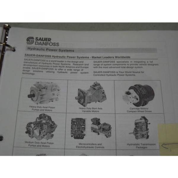 SAUER DANFOSS Series 40 M46 Axial Piston Pumps Service Parts Manual Breakdown #4 image