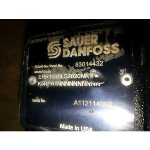 Sauer Danfoss Series 45 Axial Piston Open Circuit Pump ERR100BLS2020NNN 83014432 #3 image
