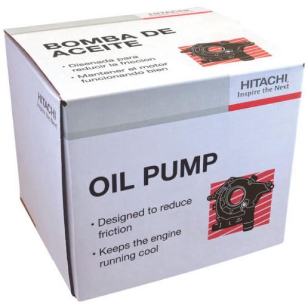 Engine Oil Pump HITACHI OUP0022 fits 83-85 Nissan 720 2.4L-L4 #2 image