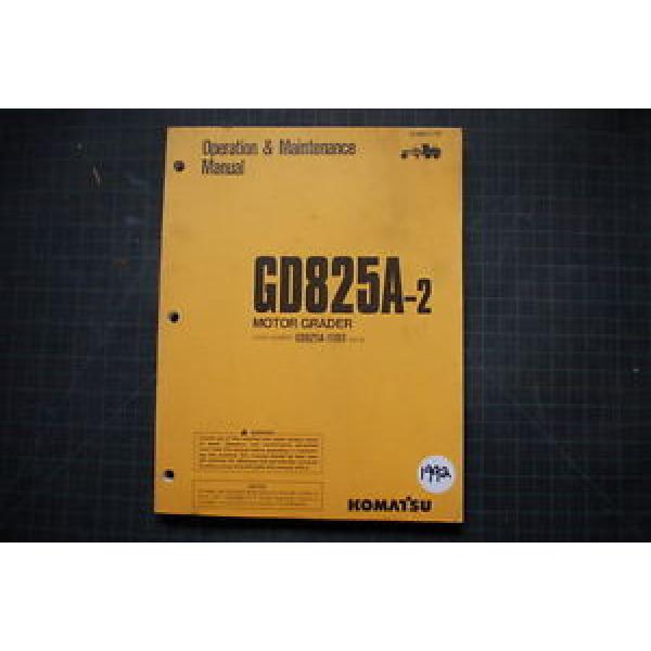 KOMATSU GD825A-2 Motor Grader Operation/Operator Maintenance Shop Manual 1992 #1 image