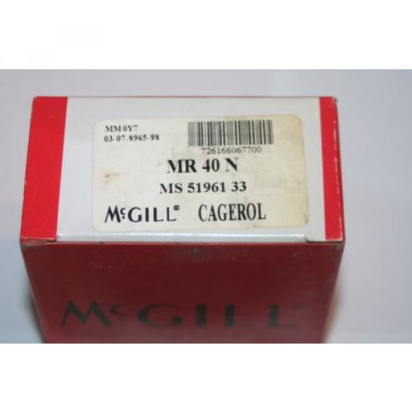 McGill MR-40-N Needle Roller Bearing MR40-N    condition #3 image