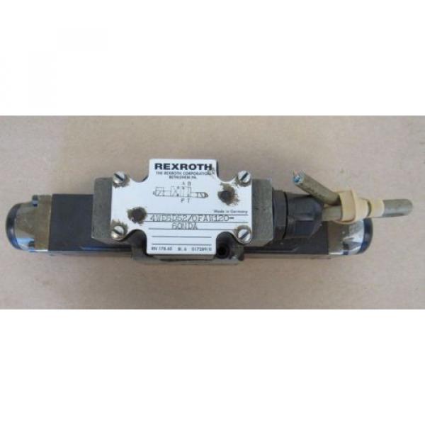 REXROTH VALVE 4WE6D52/0FAW120-60NDA MADE IN GERMANY FREE SHIPPING #1 image