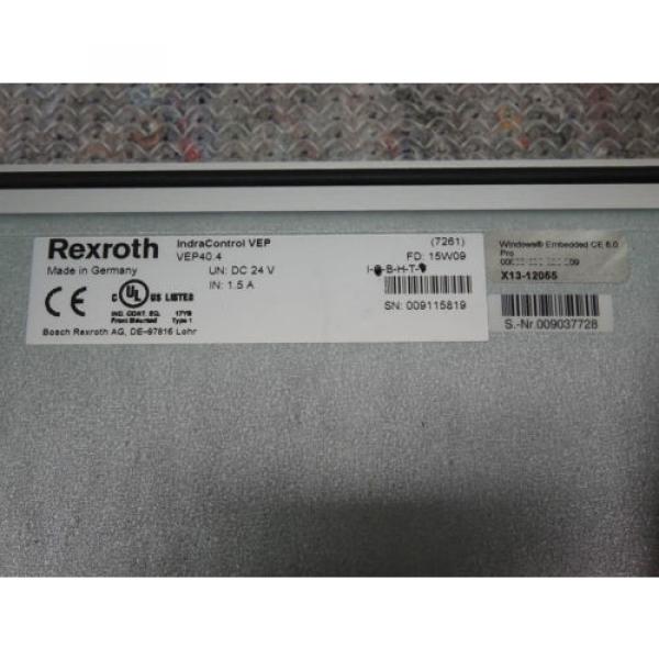 Bosch Rexroth Indracontrol V VEP40.4 Embedded CE 6.0 Pro R911328967 #3 image