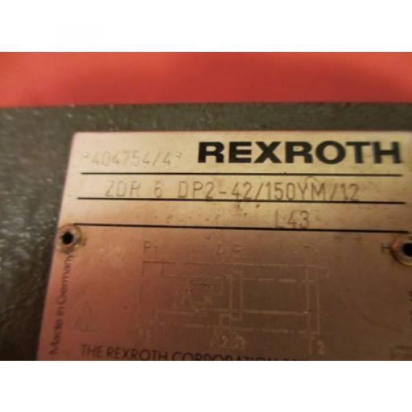 Rexroth ZDR 6 DP2-42/150YM/12 Pressure Relief Valve ZDR6DP242150YM/12 #3 image