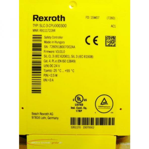 Rexroth SLC-3-CPU000300 Safety Control  &gt; ungebraucht &lt; #2 image