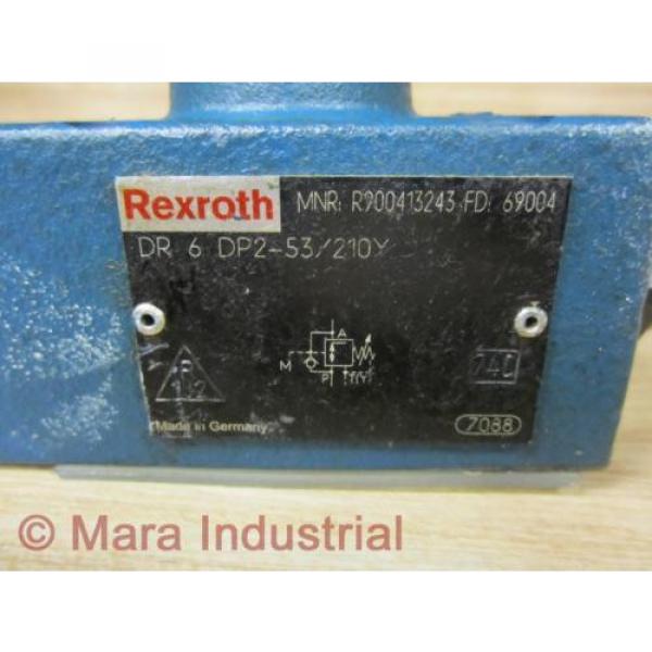 Rexroth Bosch R900413243 Valve DR 6 DP2-53/210Y -  No Box #4 image