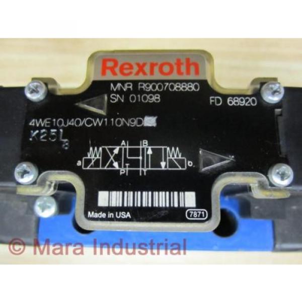 Rexroth Bosch R900708880 Valve 4WE10J40/CW110N9D K25L -  No Box #2 image