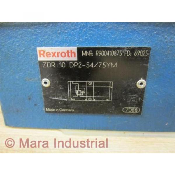 Rexroth Bosch R900410875 Valve ZDR 10 DP2-54/75YM -  No Box #4 image