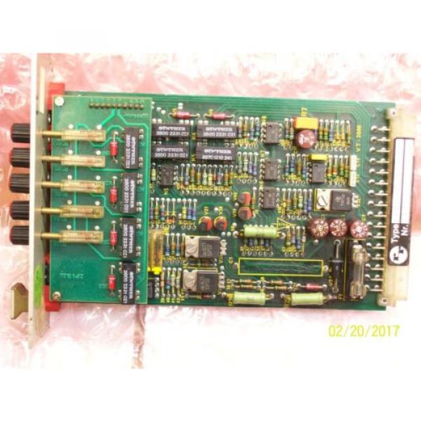 REXROTH PROPORTIONAL AMPLIFIER CARD BOARD VT-3017 #1 image