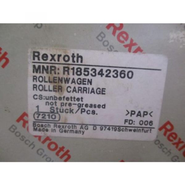 REXROTH ROLLER CARRIAGE R185342360 #4 image